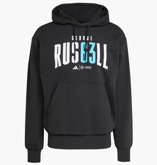 Худі чоловіче Adidas Mercedes - Amg Petronas Formula One Team George Russell Black JZ8903