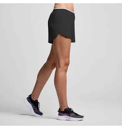 Шорты женские Saucony Kinvara 3 Short Black SAW800474-BK