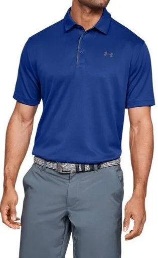 Поло мужское Under Armour Tech Polo Blue 1290140-400