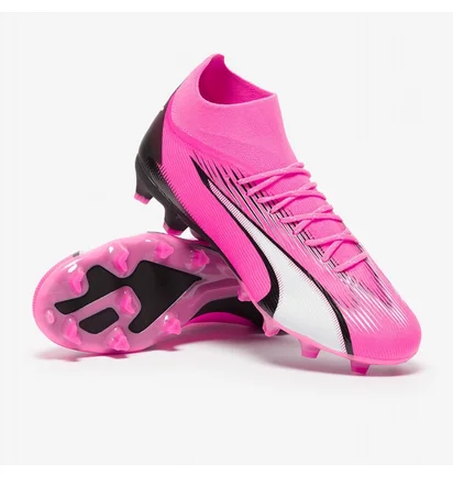 Бутсы унисекс Puma Ultra Play Mxsg Pink 107762-01