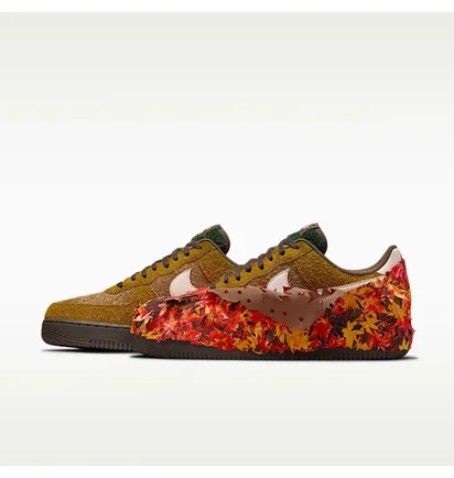 Кросівки чоловічі Nike Air Force 1 07 Lx Olive/Orange IM8062-368