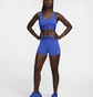 Топ жіночий Nike Pro Indy Plunge Blue HF7324-405