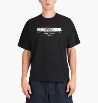 Футболка мужская Neighborhood Tee Ss-2 Black 241PCNH-ST02