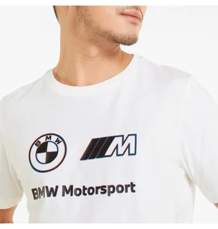 Футболка мужская Puma Bmw M Motorsport Logo Tee White 533398-02