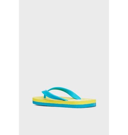 Тапочки дитячі Arena Flip Flop Jr Light Blue/Yellow 004374-101
