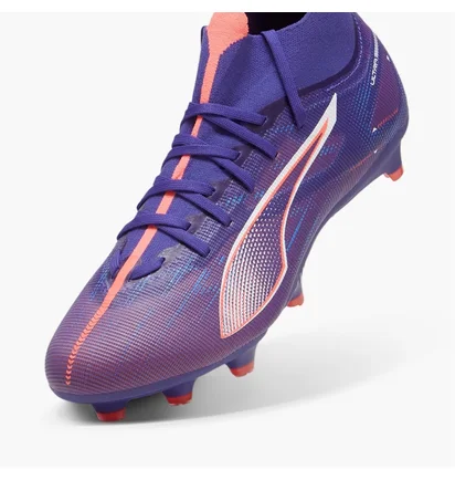 Бутсы унисекс Puma Ultra 5 Match+ Fg/Ag Violet 107686-01