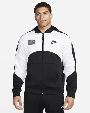 Кофта мужская Nike Therma-Fit Starting 5 Black/White FB6960-010