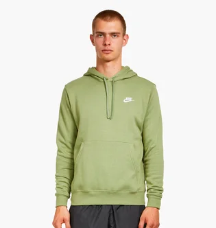 Худи унисекс Nike Sportswear Club Fleece Pullover Hoodie Green Bv2654-334