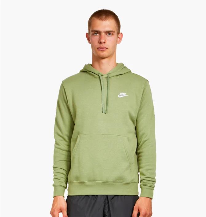 Худі унісекс Nike Sportswear Club Fleece Pullover Hoodie Green Bv2654-334