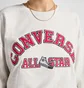 Свитшот женский Converse Retro Chuck Heritage Crew Light Rgh White 10026777-022
