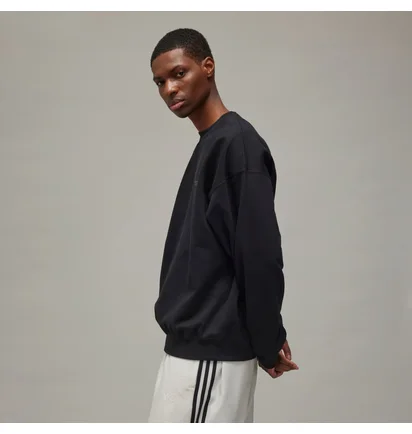 Свитшот унисекс Adidas Y-3 Logo Crew Sweatshirt Black JE9276