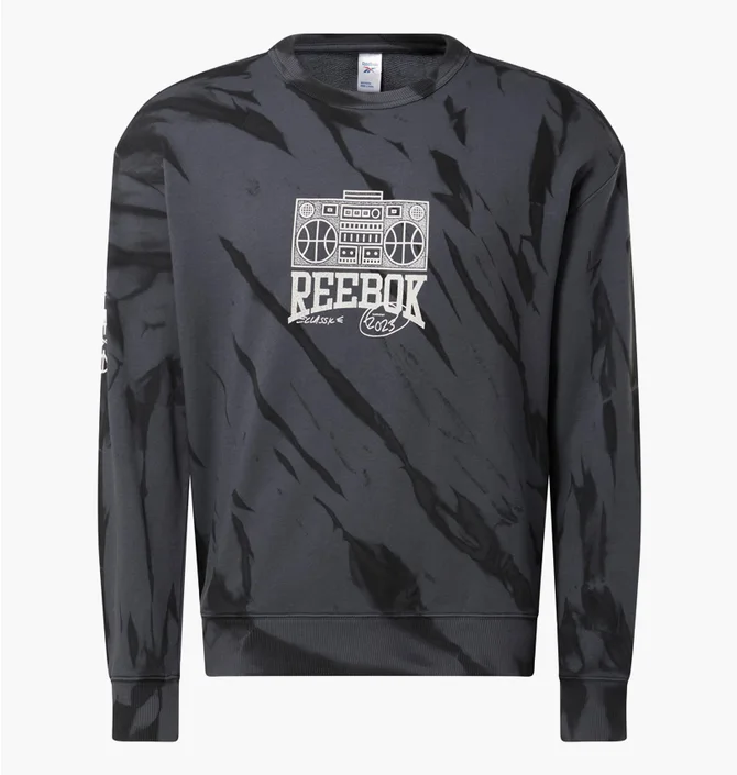 Свитшот унисекс Reebok Classics Block Party Grey HS9178