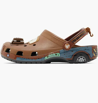 Тапочки мужские CROCS Cars X Classic Clog Brown 209371-0DA