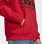 Худи мужское Adidas Pinstripe Fleece Hoodie Red Ia1809