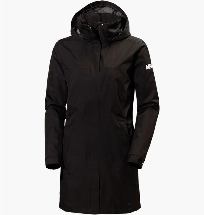 Куртка женская Helly Hansen Aden Long Black/Blue 62648-990