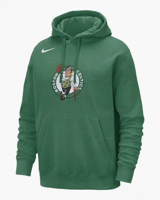 Худи мужское Nike Nba Boston Celtics Club Green FB4746-312