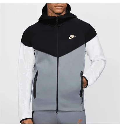 Толстовка чоловіча Nike Tech Fleece Grey/Black FZ4709-011