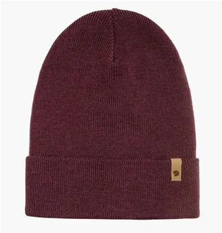 Шапка унисекс Fjallraven Classic Knit Bordo 77368.356
