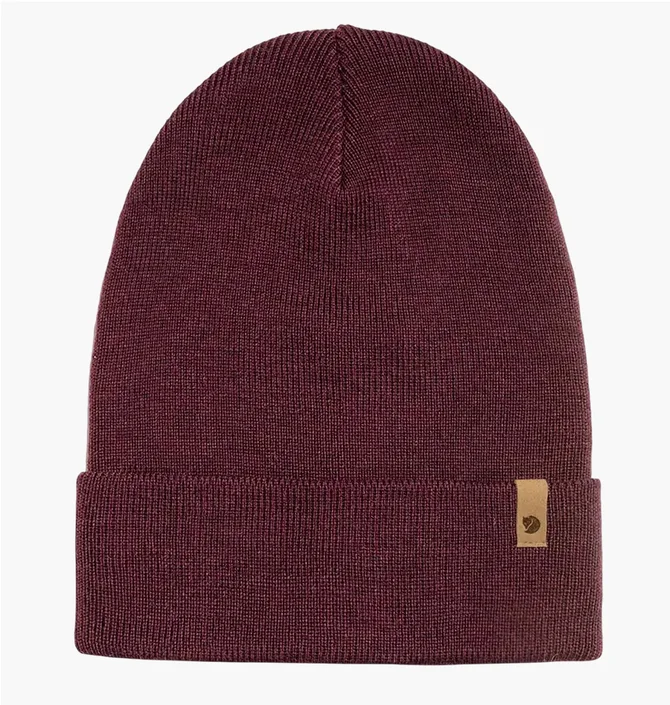 Шапка унісекс Fjallraven Classic Knit Bordo 77368.356