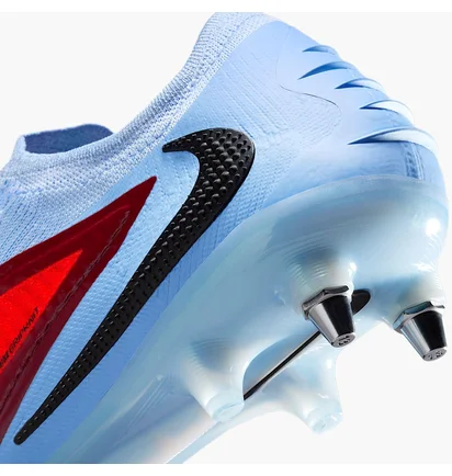 Бутсы унисекс Nike Phantom 6 Low Elite Sg-Pro Red/Light Blue HV8988-400