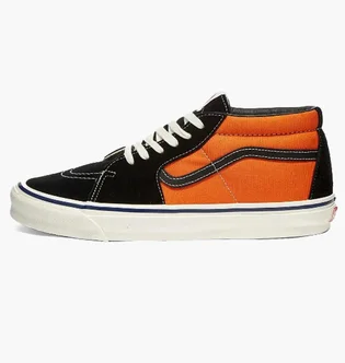 Кеды мужские Vans Vault Og Sk8-Mid Lx Black/Orange Vn0A4Bvcxdv