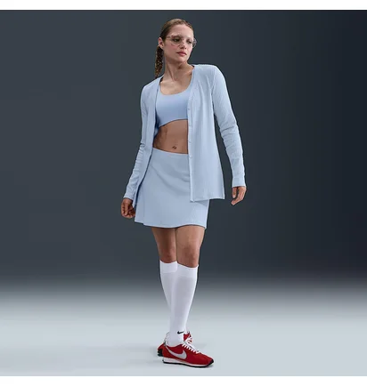 Кофта женская Nike Sportswear Chill Knit WomenS Slim Ribbed Cardigan Light Blue HJ1242-423