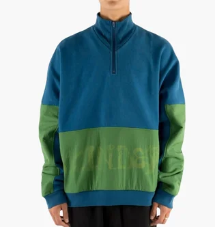 Кофта мужская Brain Dead Sinister Screw Overlay Blue/Green BDF21O19001895
