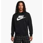 Свитшот мужской Nike Sportswear Club Fleece Futura Logo Crewneck Sweatshirt Black Dq4912-010