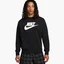Свитшот мужской Nike Sportswear Club Fleece Futura Logo Crewneck Sweatshirt Black Dq4912-010