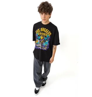 Футболка мужская NEW ERA Graphic Lakers Black 60565038