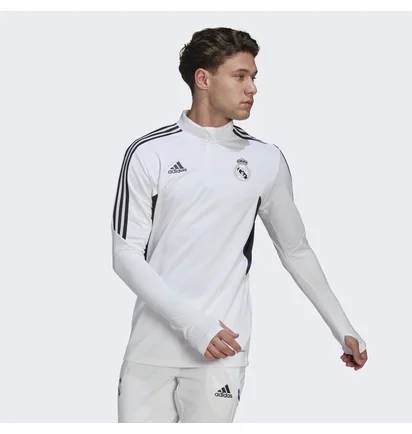 Олимпийка мужская Adidas Real Madrid Condivo 22 Training Top White Ha2582