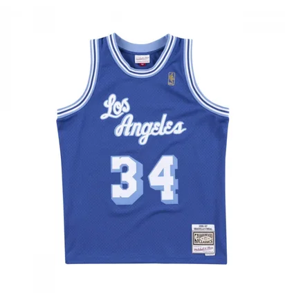 Майка чоловіча Mitchell & Ness Nba Swingman Jersey Los Angeles Lakers 1996-97 Shaquille ONeal Blue SMJYAC18013-LALROYA96SON