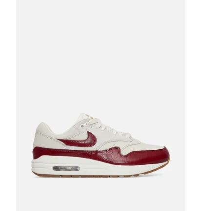 Кросівки жіночі Nike Air Max 1 Sneakers Sail White/Red FJ3169-100