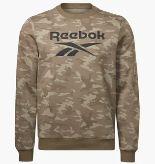 Свитшот мужской Reebok Id Camo Crew Olive HE8173