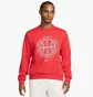 Свитшот мужской Nike Standard Issue MenS Dri-Fit Basketball Crew-Neck Sweatshirt Red FZ0682-657