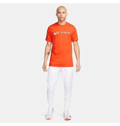 Футболка мужская Nike Running Orange FQ3920-819