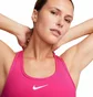 Топ женский Nike Stanik Swoosh Medium Support Pink DX6821-615