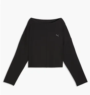 Лонгслів жіночий Puma Cloudspun Rib Black 528675-01