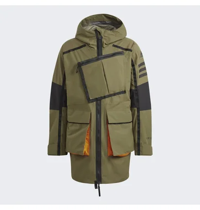 Парка мужская Adidas Xploric Rain.Rdy Parka Olive GQ2399