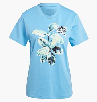 Футболка жіноча Adidas Beach Graphic Light Blue IS1230