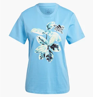 Футболка женская Adidas Beach Graphic Light Blue IS1230