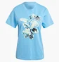 Футболка женская Adidas Beach Graphic Light Blue IS1230