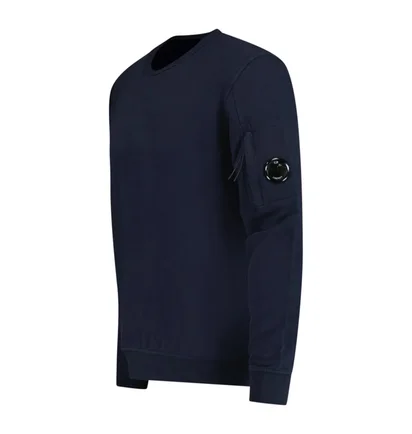 Свитшот мужской C.P. Company Light Fleece Crewneck Lens Blue RCCMSS711A-002246G