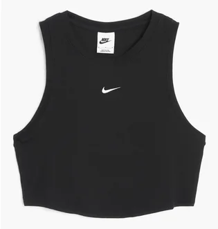 Топ жіночий Nike Sportswear Essentials Ribbed Tank Top Black FB8279-010