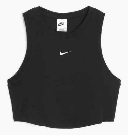 Топ жіночий Nike Sportswear Essentials Ribbed Tank Top Black FB8279-010