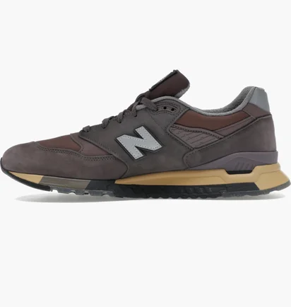 Кроссовки мужские New Balance 998 Miusa Stone Island Raso Gommato Brown U998PR