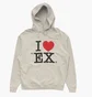 Худи унисекс Carne Bollente Ex Appeal Grey SS25H0101
