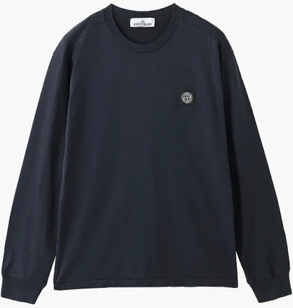 Лонгслів чоловічий Stone Island Black K1S152100227-S0013-V0020
