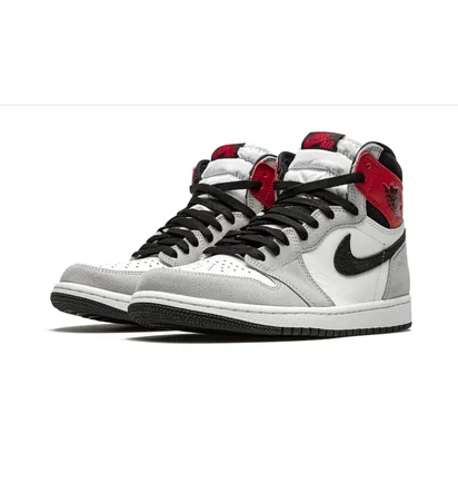 Кроссовки мужские Air Jordan 1 Retro High Og White/Grey 555088-126