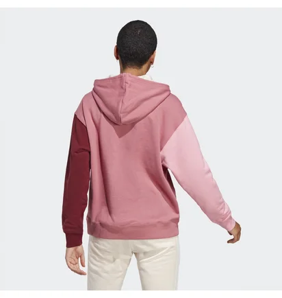 Худи женское Adidas Essentials Big Logo Oversized French Terry Hoodie Pink Ic9869